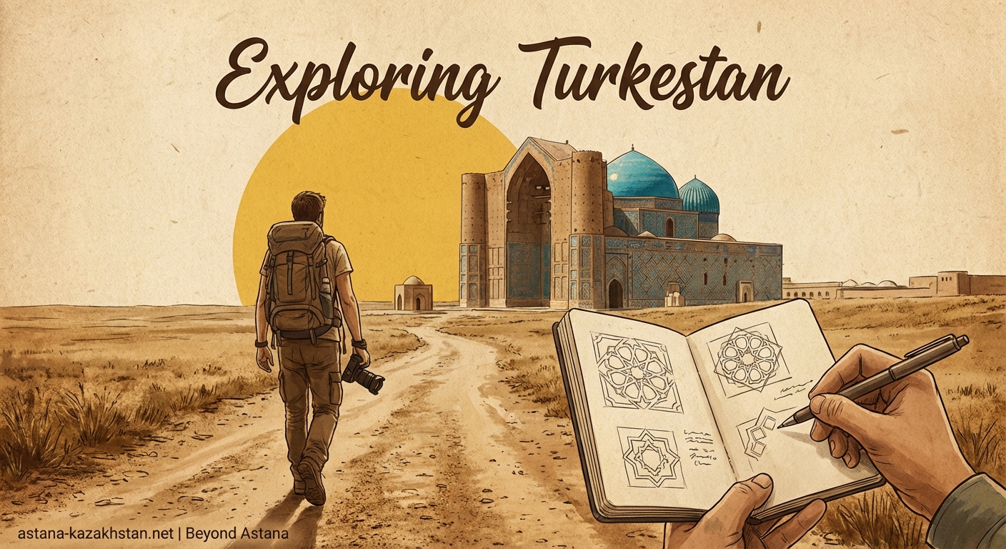 Exploring Turkestan: The Spiritual Heart of Kazakhstan - Illustration 1