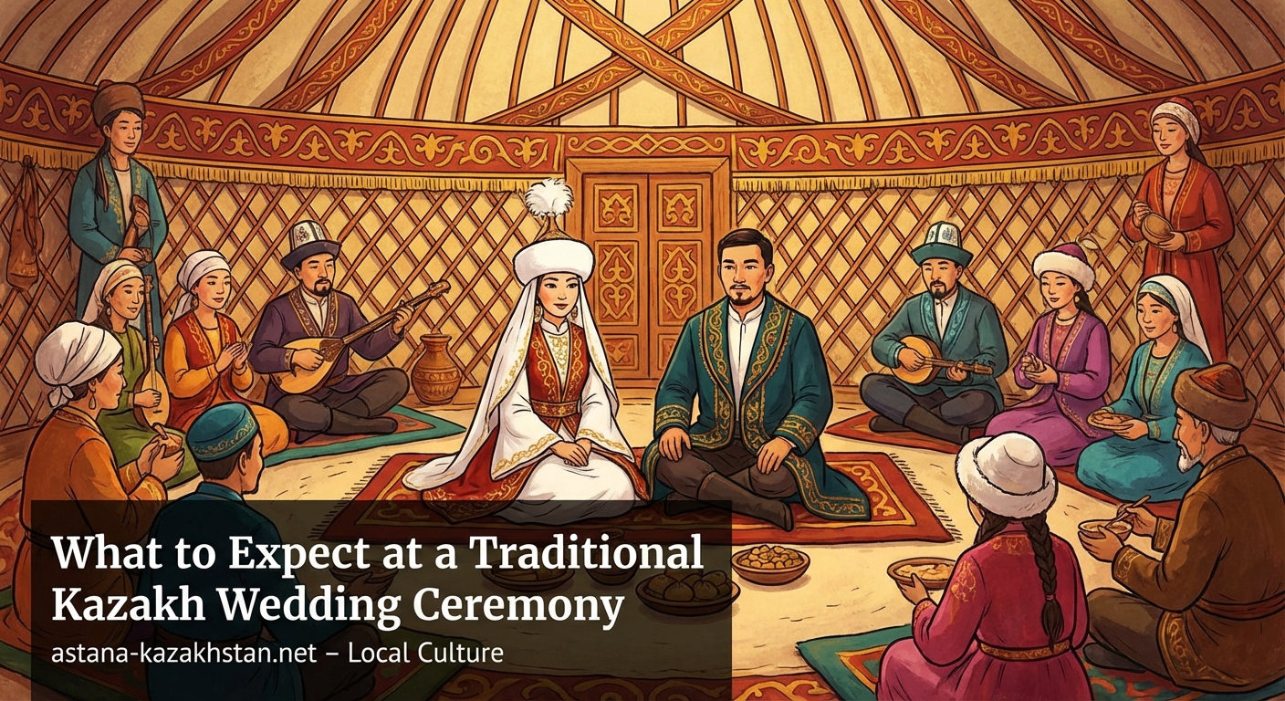 What to Expect at a Traditional Kazakh Wedding Ceremony - Illustration 1