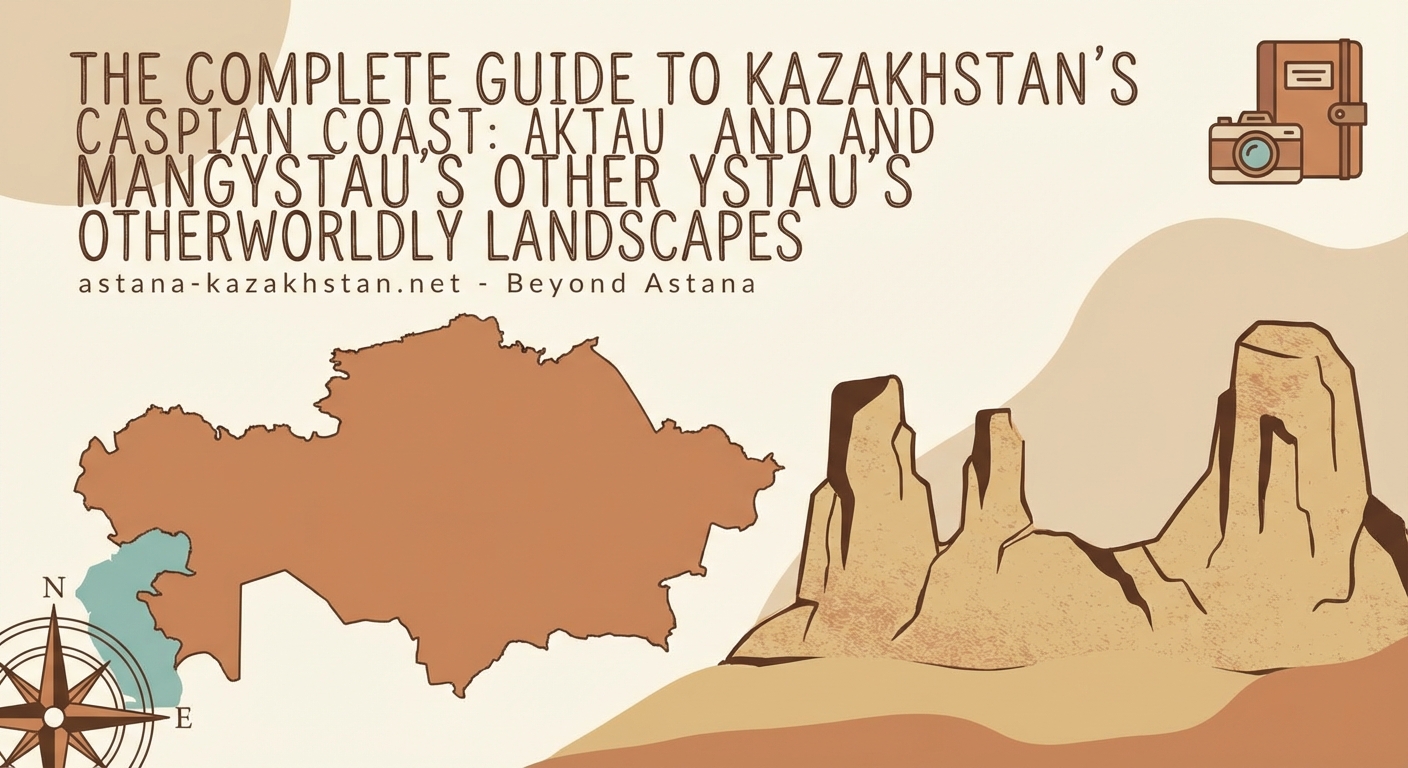The Complete Guide to Kazakhstan's Caspian Coast: Aktau and Mangystau's Otherworldly Landscapes - Illustration 1