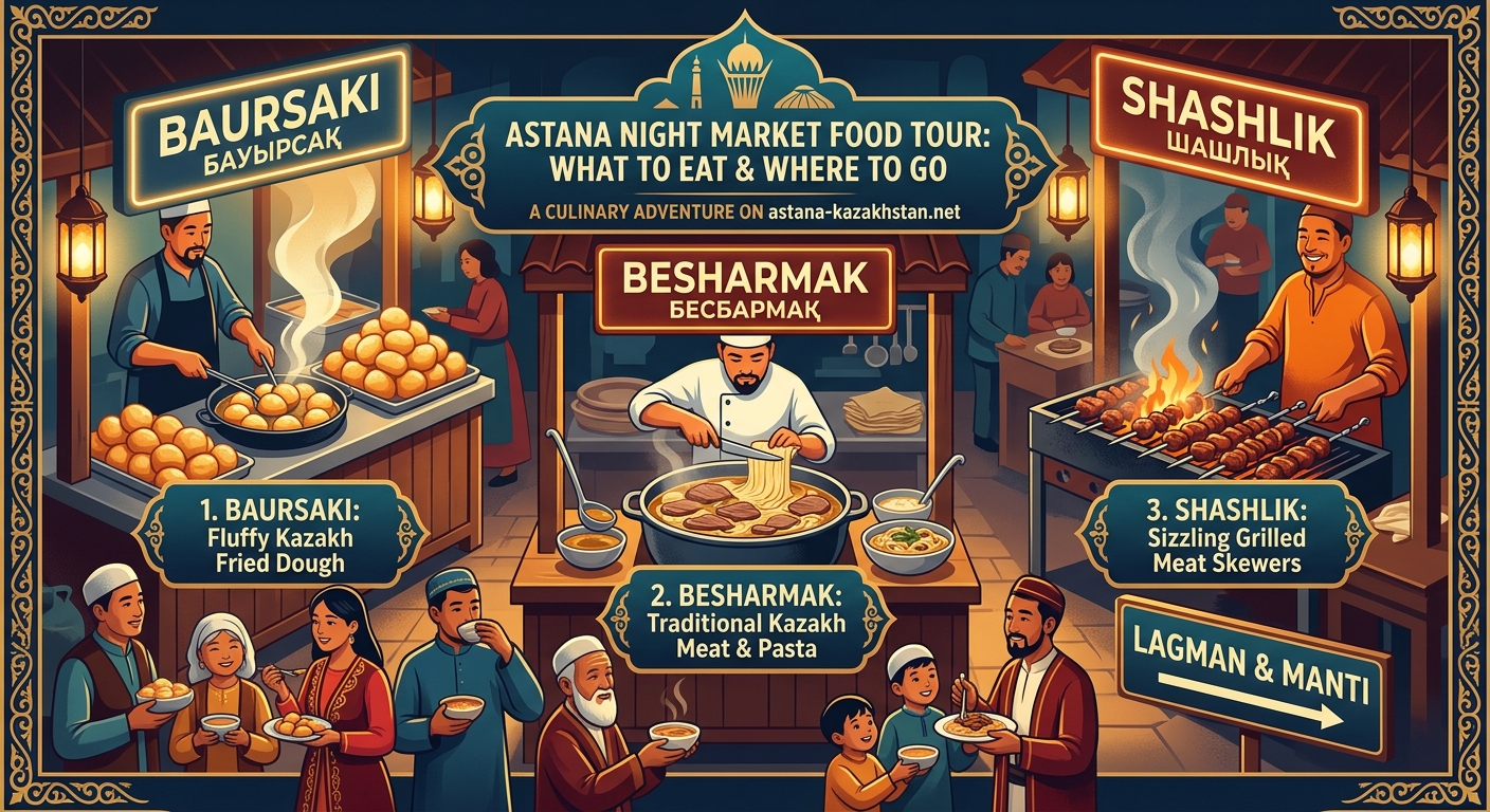 Astana Night Market Food Tour: What to Eat and Where to Go — 1