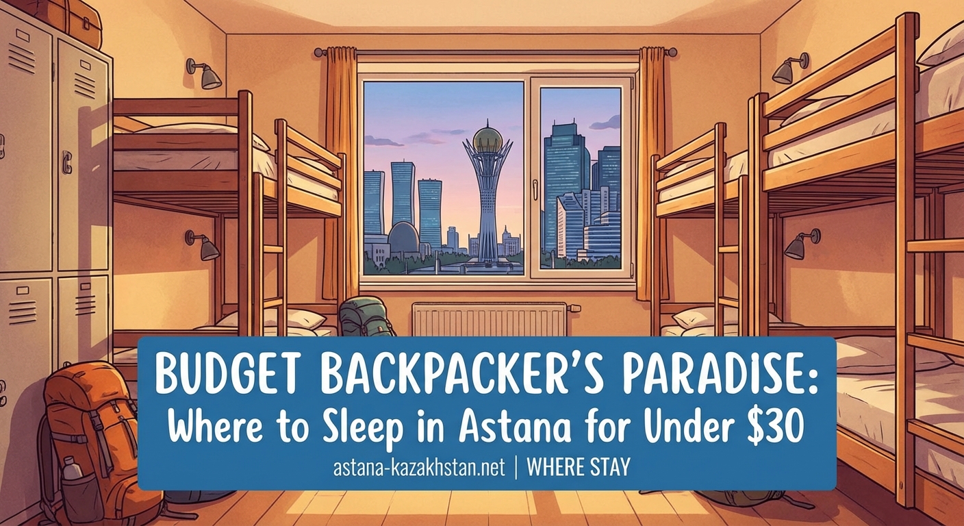 Budget Backpacker's Paradise: Where to Sleep in Astana for Under $30 — 1