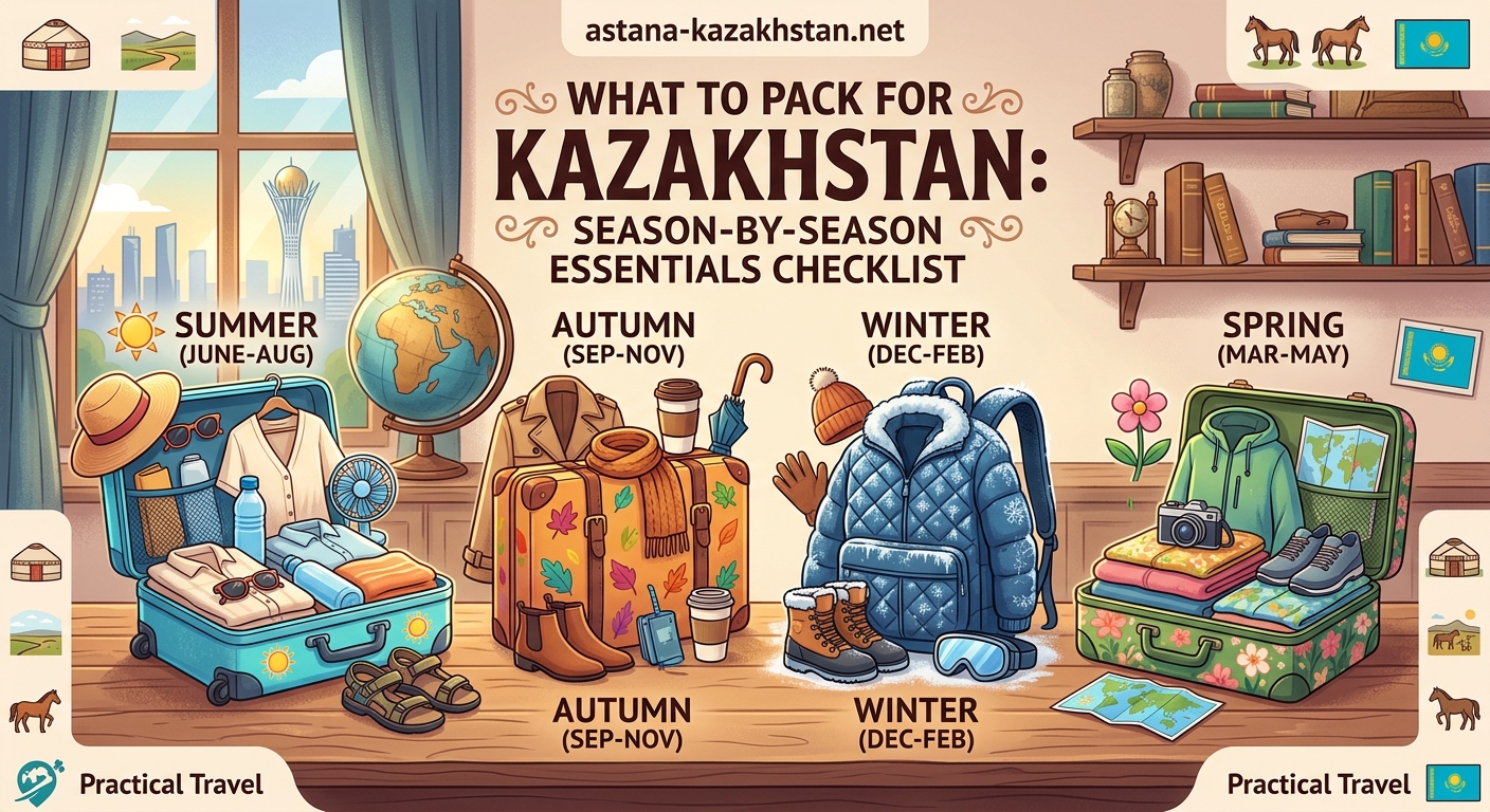 What to Pack for Kazakhstan: Season-by-Season Essentials Checklist — 1