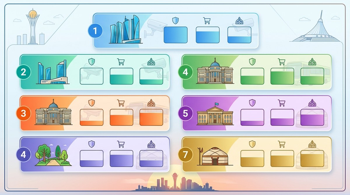 7 Astana Neighborhoods Ranked by Safety, Convenience, and Local Character