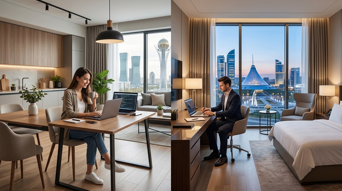 Long-Term Stays in Astana: Serviced Apartments vs. Hotels for Digital Nomads