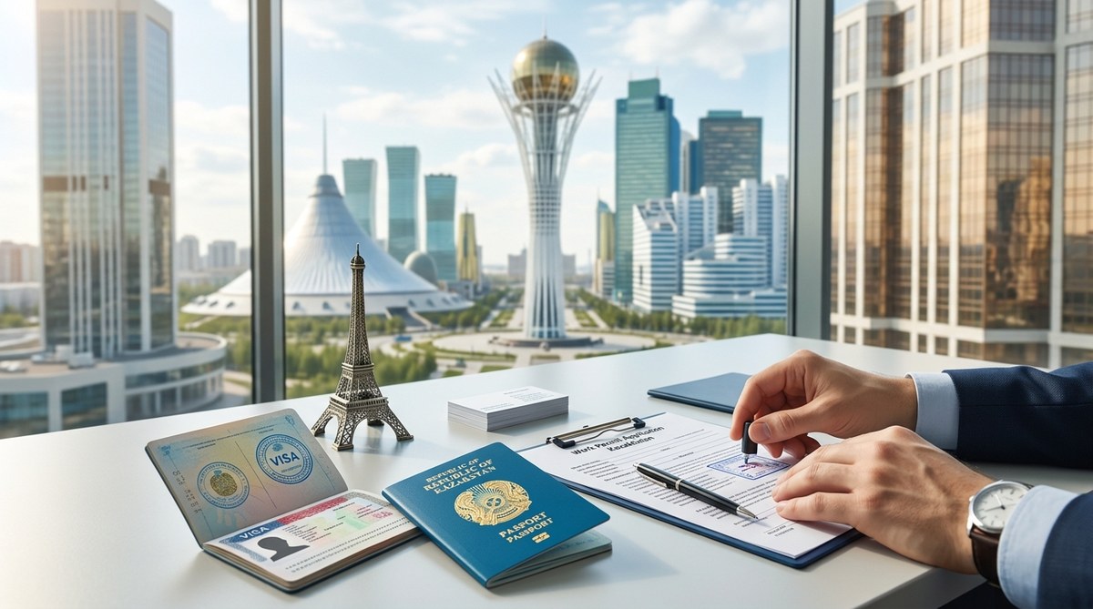 Navigating Kazakhstan's Work Permit and Residence Visa Process