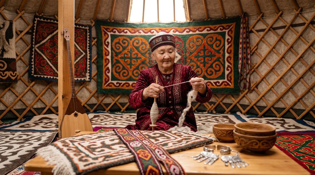 Discover the Rich Nomadic Heritage of Kazakhstan Through Local Crafts and Traditions