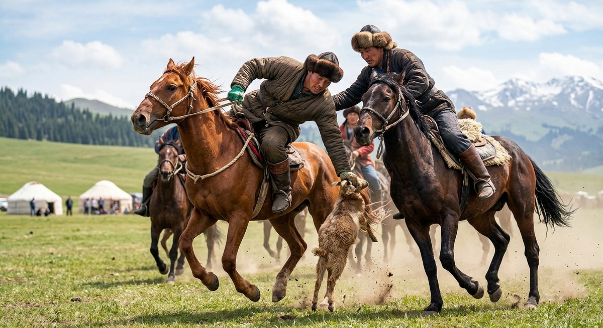 5 Things You Didn't Know About Kokpar, Kazakhstan's Traditional Horse Game