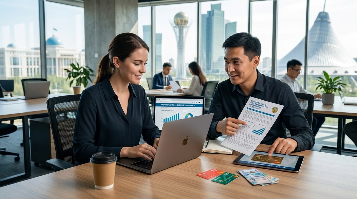 What Digital Nomads Need to Know About Kazakhstan’s Tax Laws and Banking